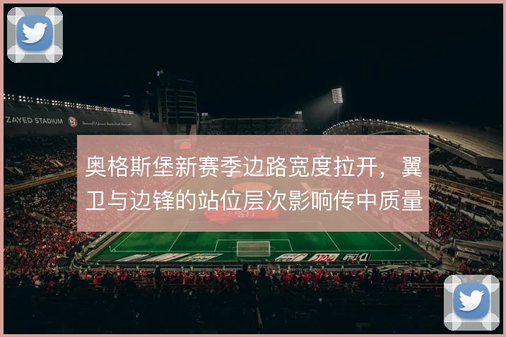 奥格斯堡新赛季边路宽度拉开，翼卫与边锋的站位层次影响传中质量